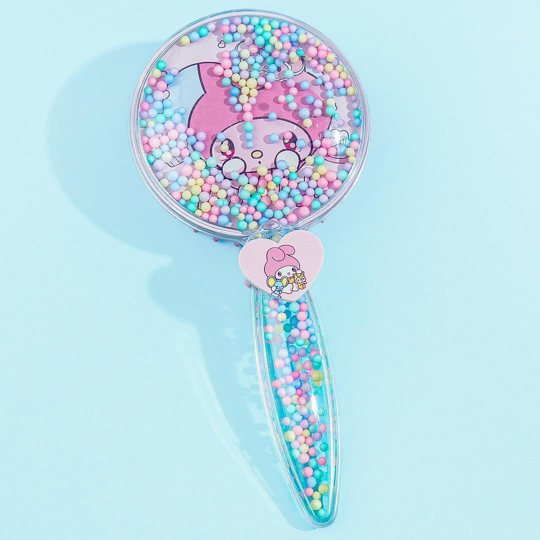 My Melody Clear Hairbrush & Hair Tie Set