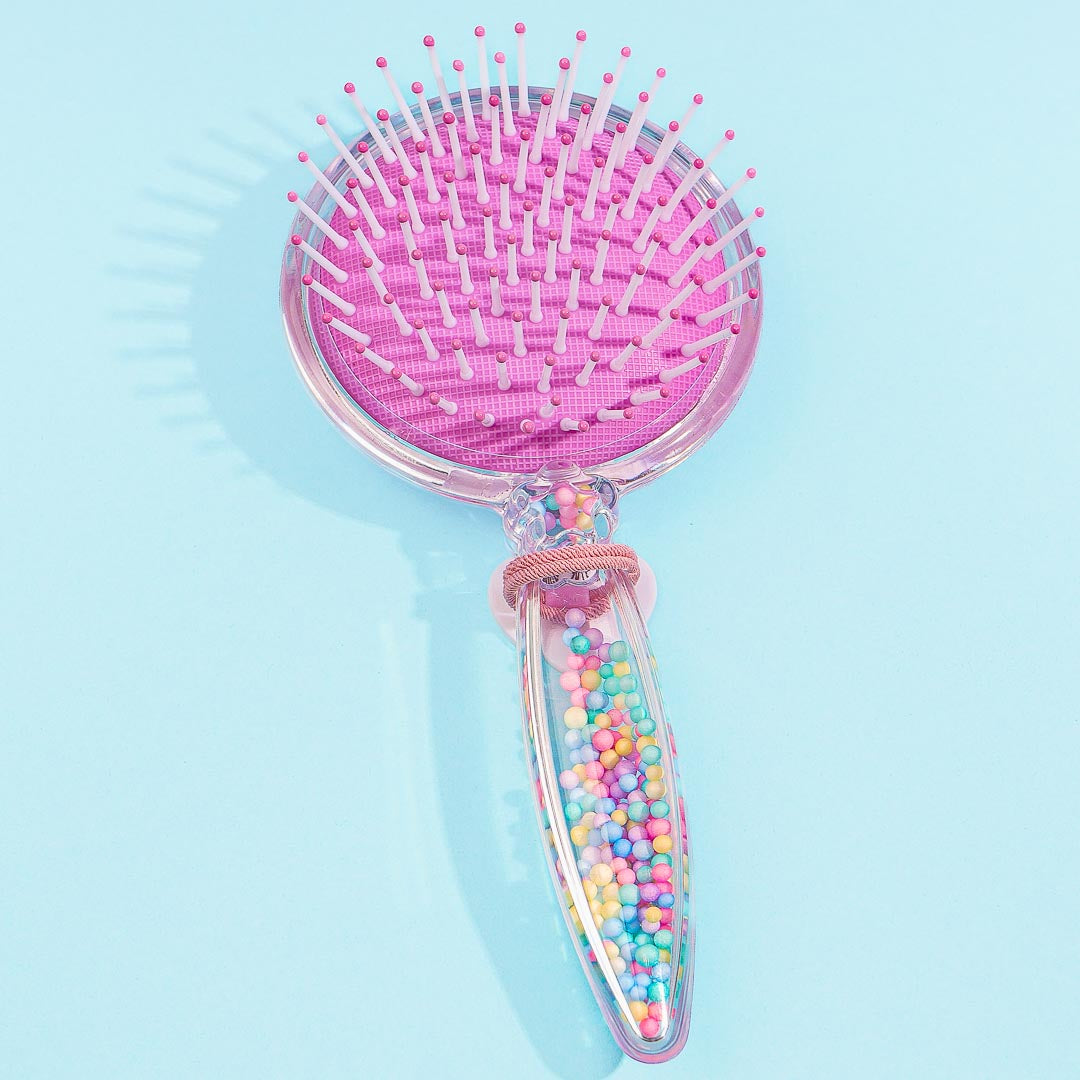 Kirby Sweet Dreams Clear Hairbrush & Hair Tie Set