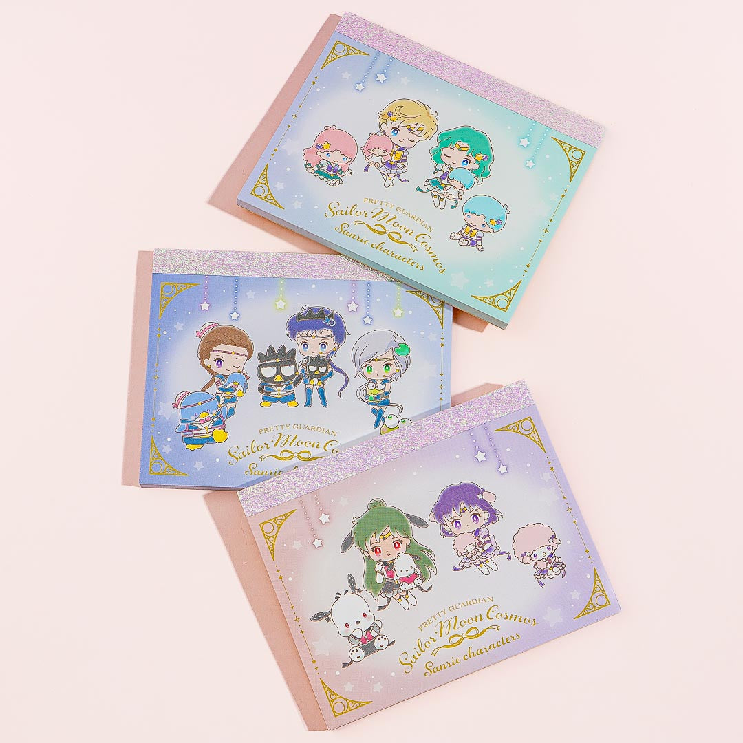 Sailor Moon Cosmos x Sanrio Characters Memo Set - Outer Guardians