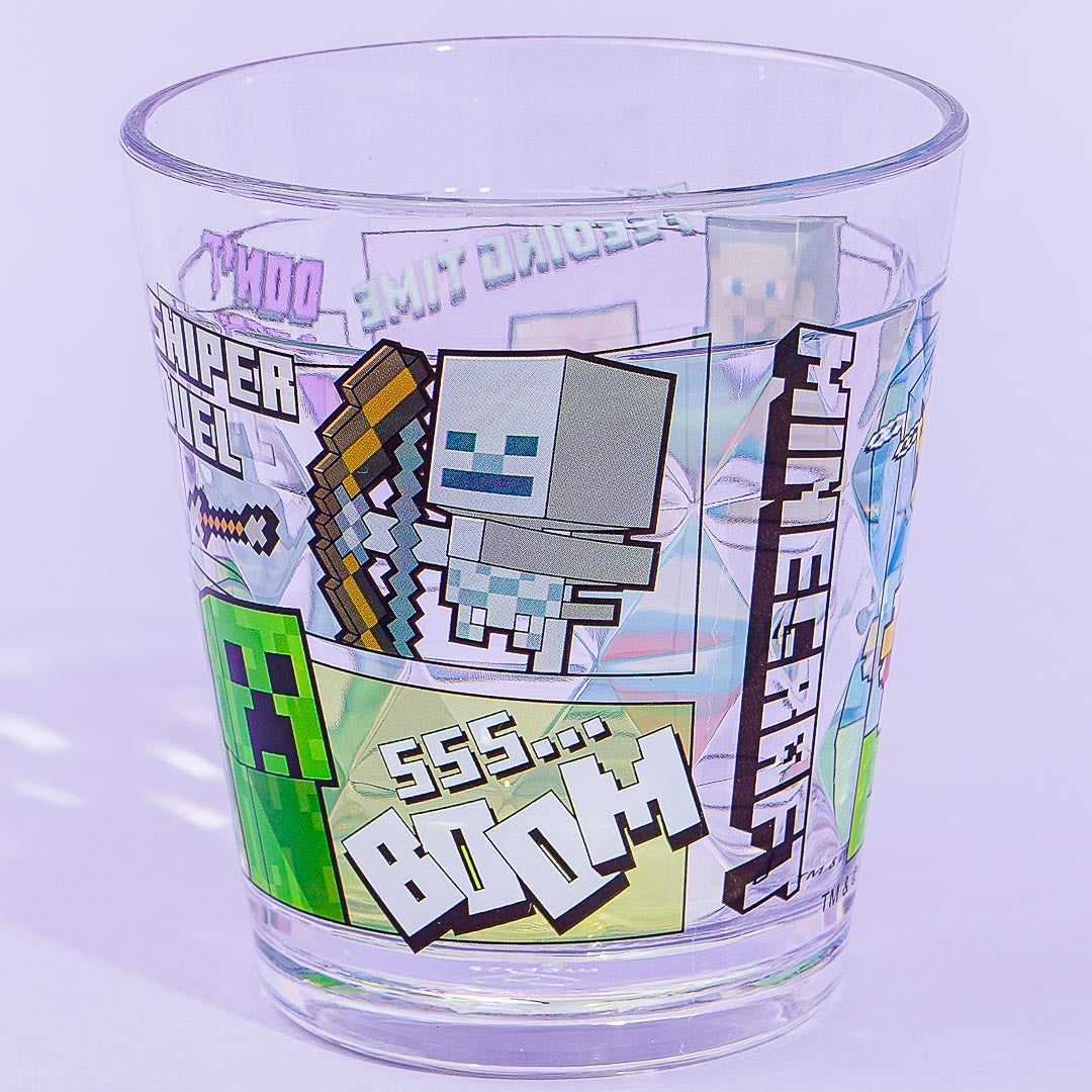 Minecraft Sparkly Clear Cup