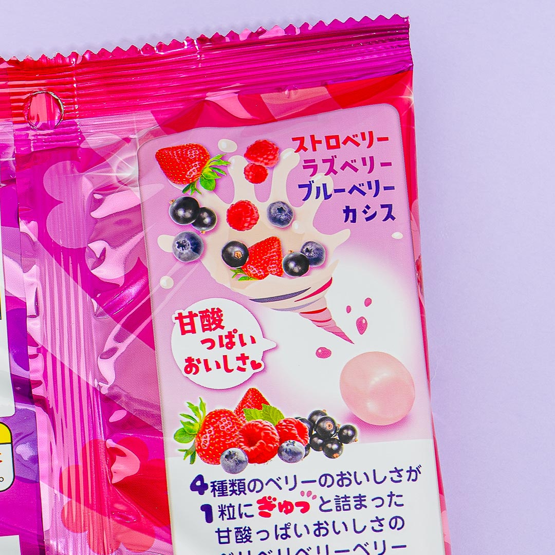 Milky Peko-Chan Candy - 4 Types of Berries