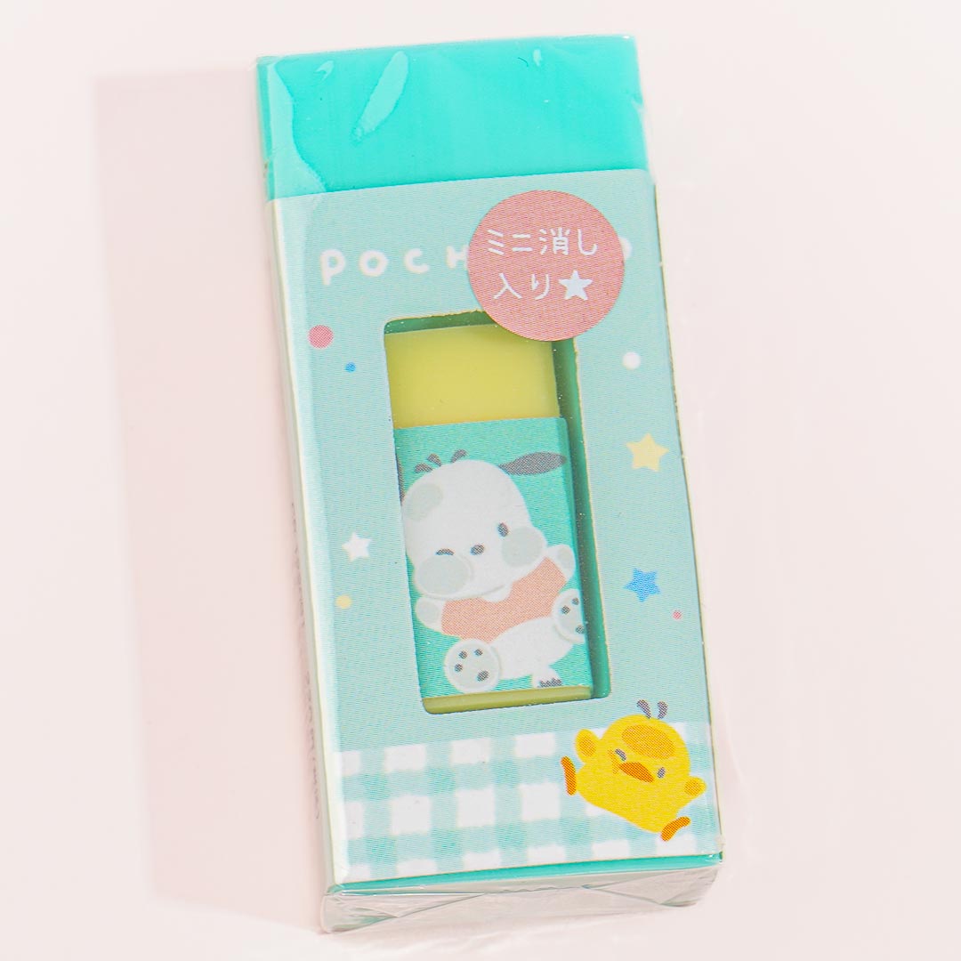 Pochacco Peekaboo Block Eraser