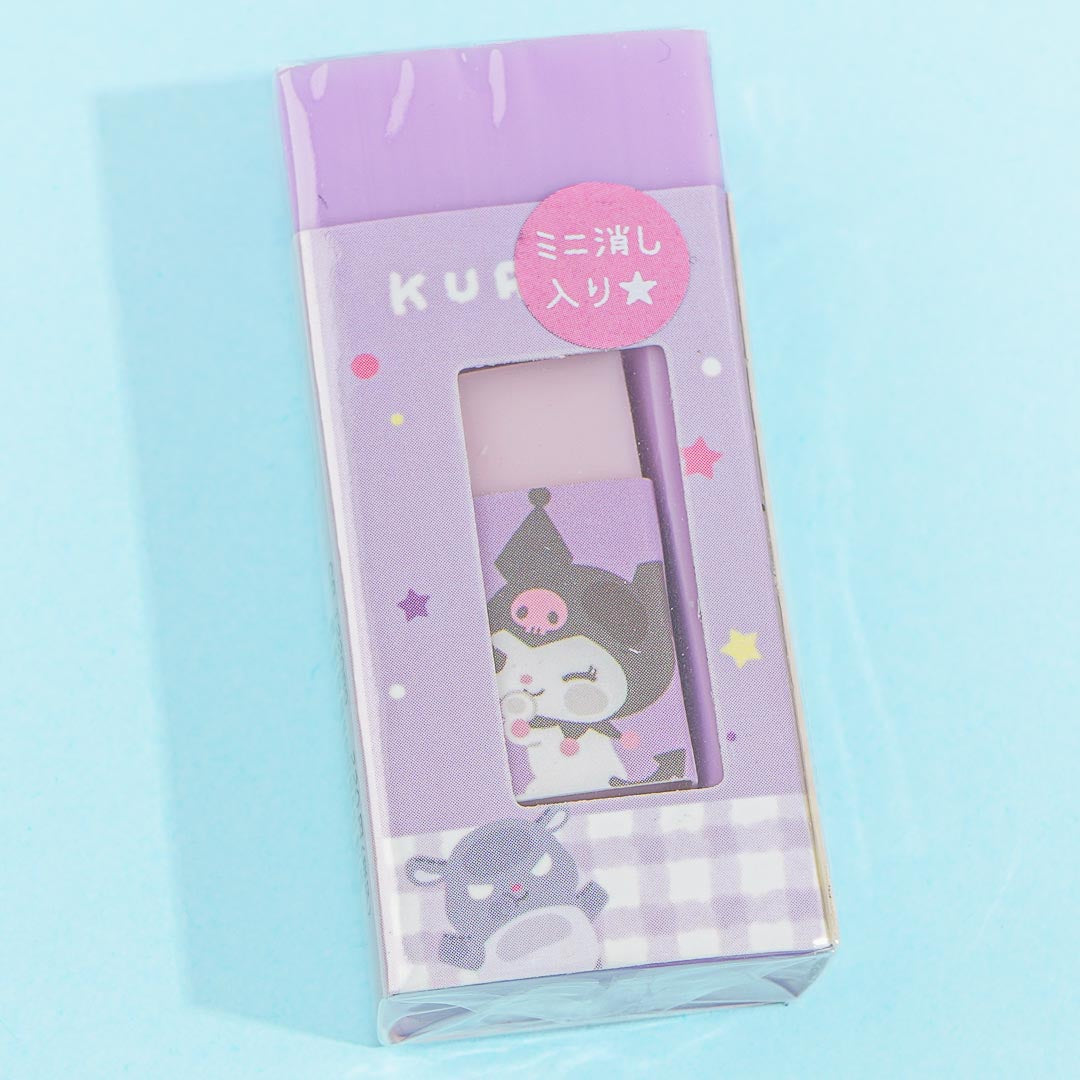 Kuromi Peekaboo Block Eraser