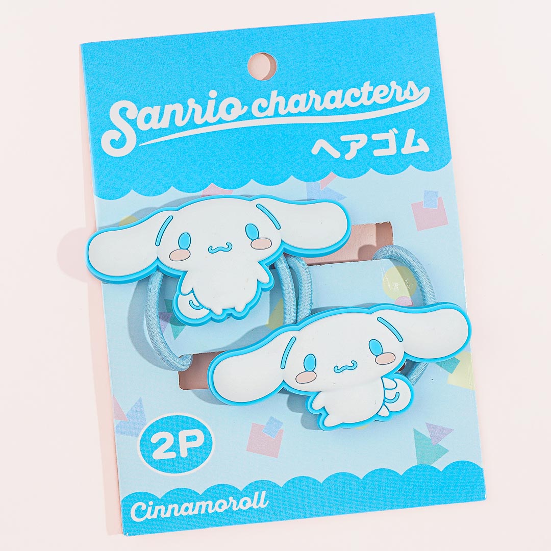 Cinnamoroll Rubber Charm Hair Tie Set