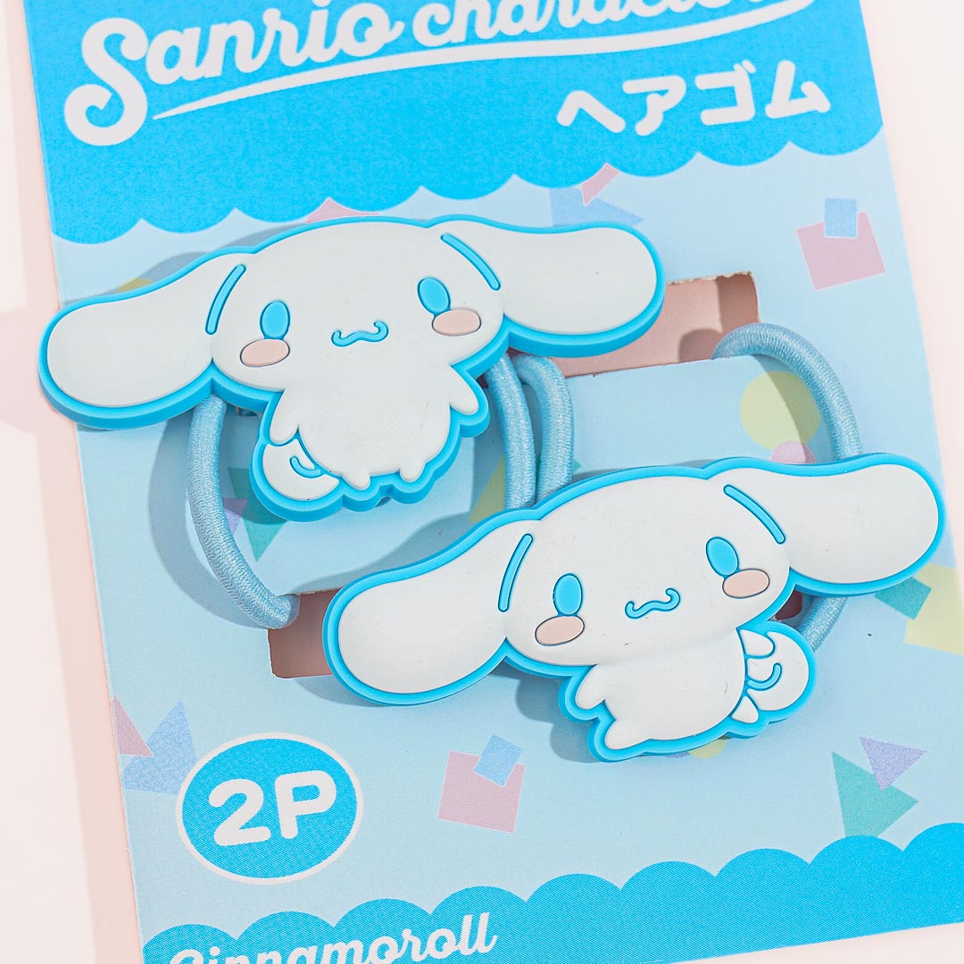 Cinnamoroll Rubber Charm Hair Tie Set