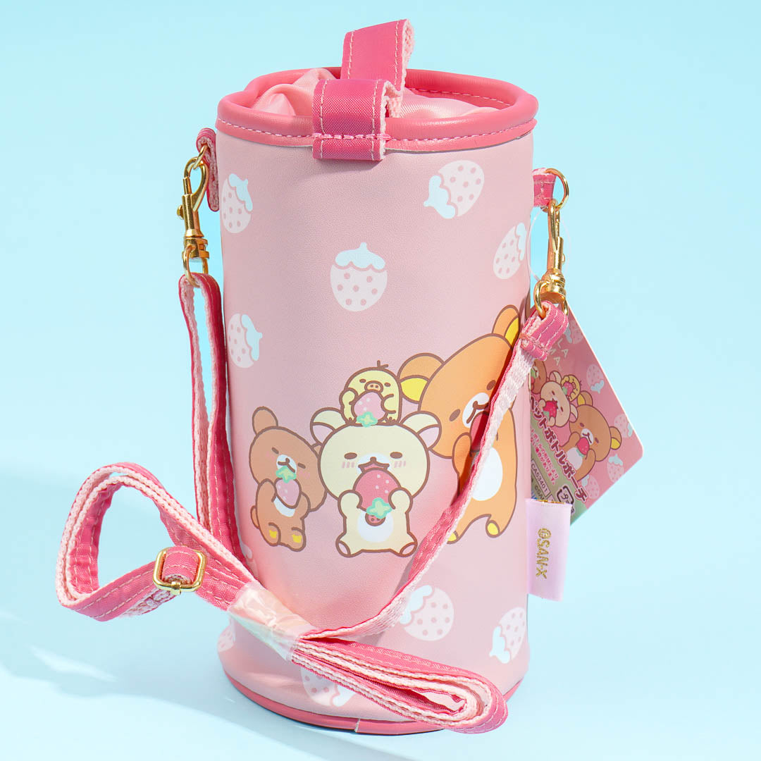 Korilakkuma Full of Strawberry Day Bottle Cover