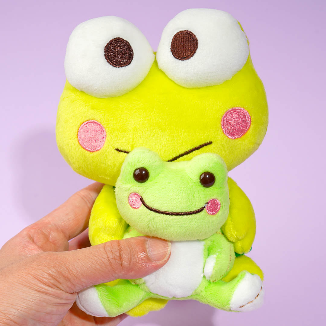 Kero Kero Keroppi x Pickles The Frog Plushie - Medium