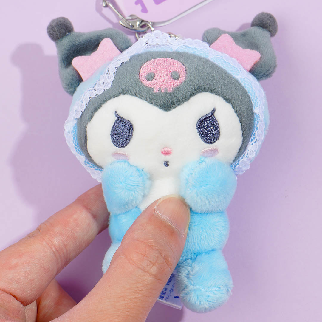 Kuromi Oshi Color Baby Plushie Charm - Blue