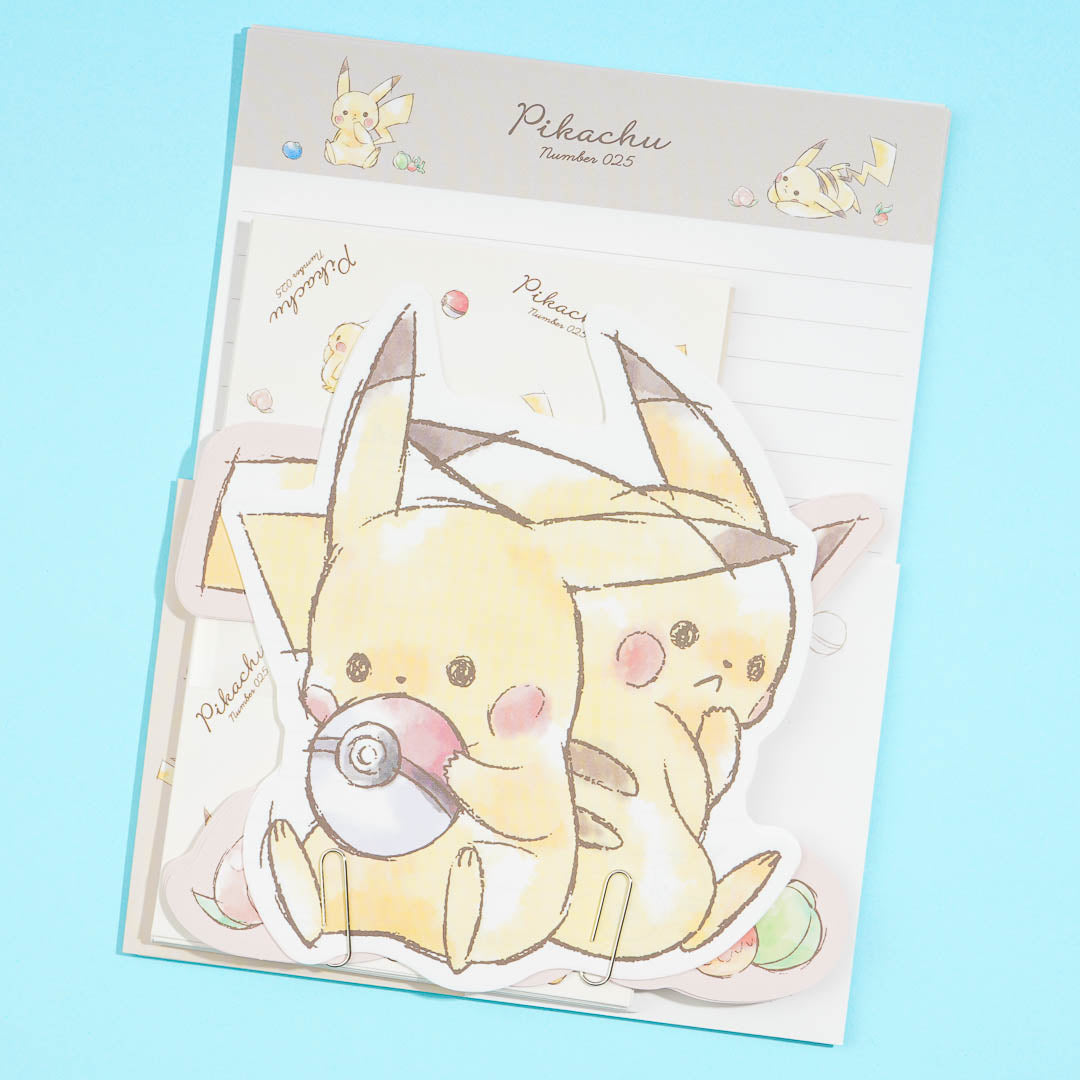 Pokemon Pikachu Number 025 Letter Set