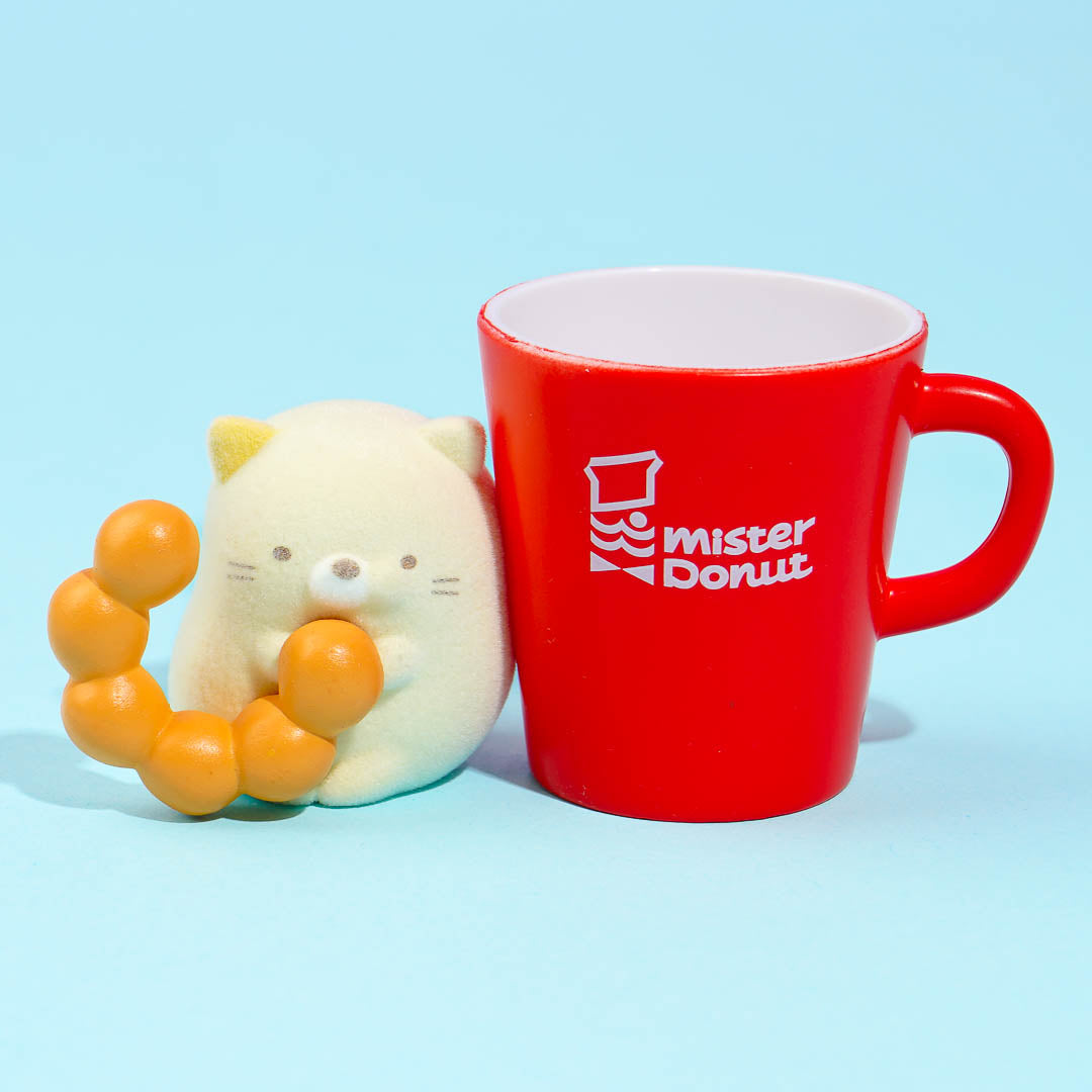 Sumikko Gurashi x Mister Donut Petit Figure - Neko & Red Mug