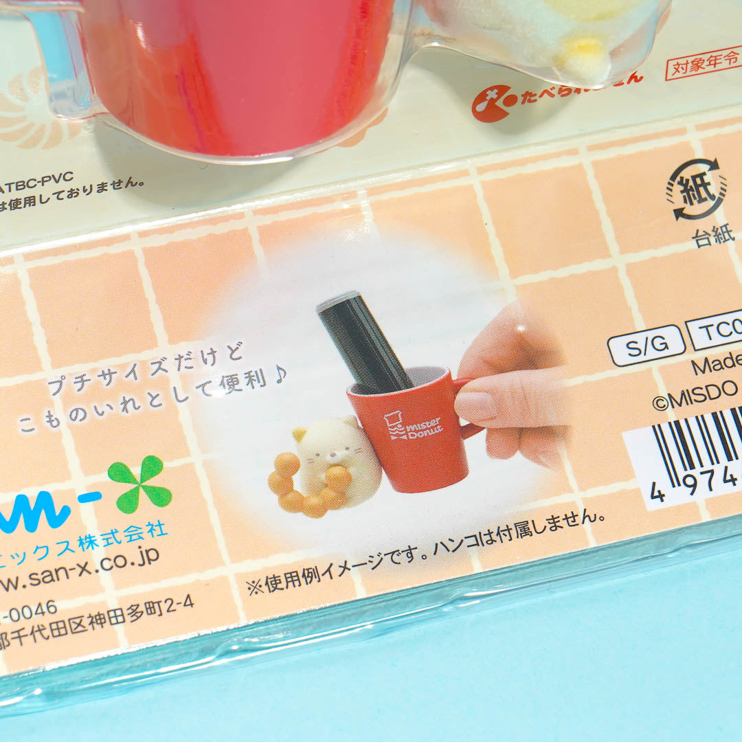 Sumikko Gurashi x Mister Donut Petit Figure - Neko & Red Mug