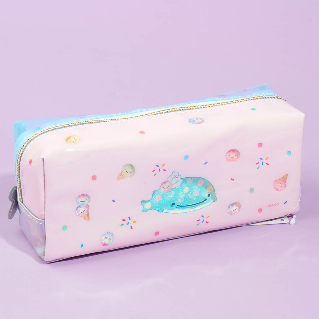 Jinbesan & Icekurage Semi-Transparent Rectangular Pencil Case
