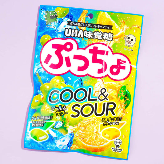 Puccho Cool & Sour Chewy Candy Pack - Muscat & Lemon