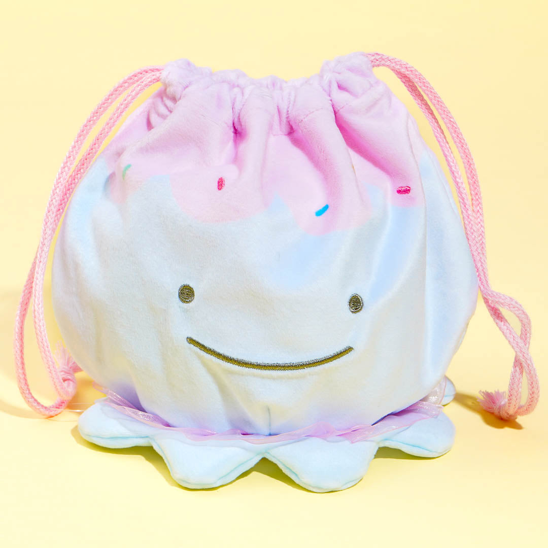 Jinbesan & Icekurage Drawstring Pouch - Daiou Icekurage