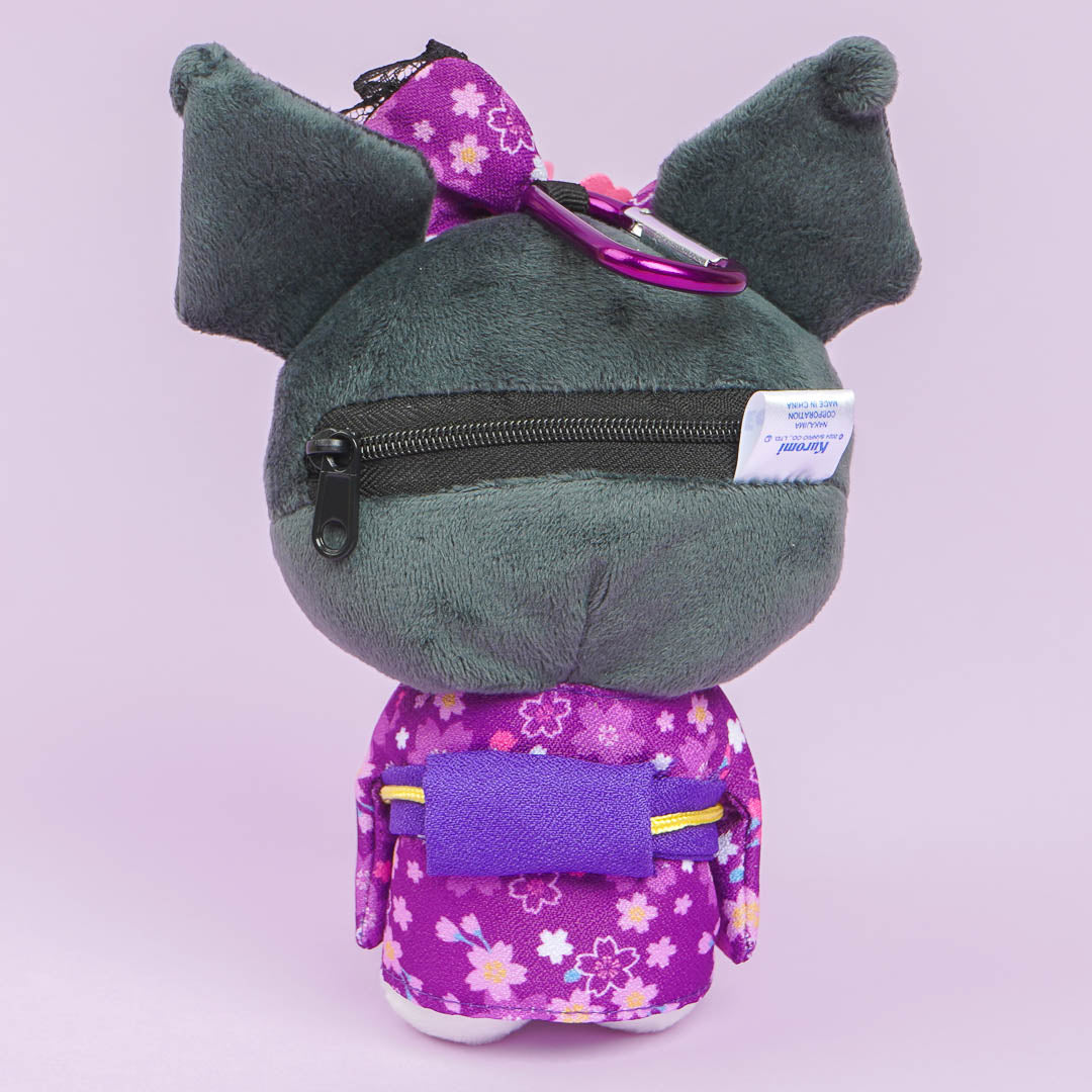 Kuromi Sakura Tote Bag Plushie - Medium