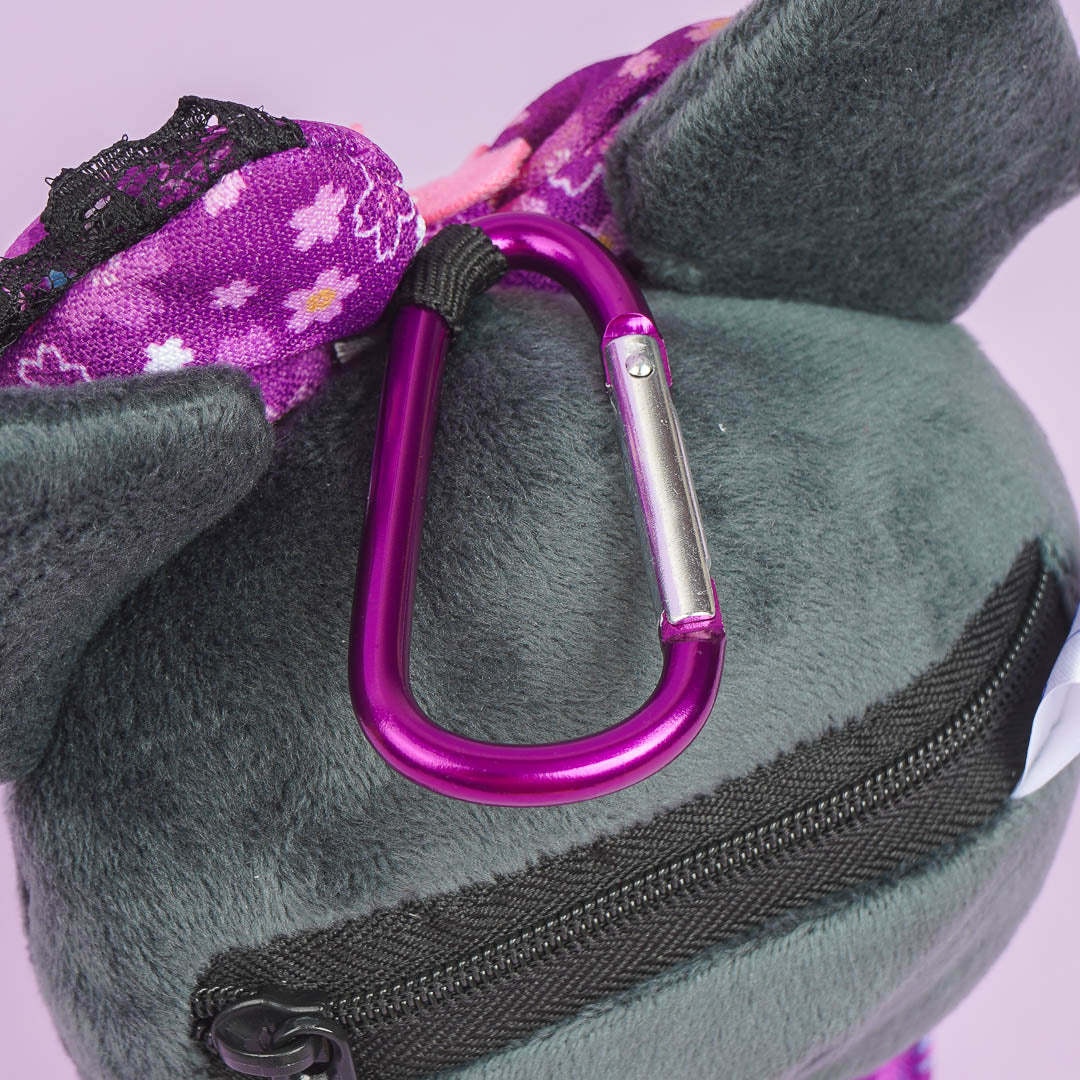 Kuromi Sakura Tote Bag Plushie - Medium