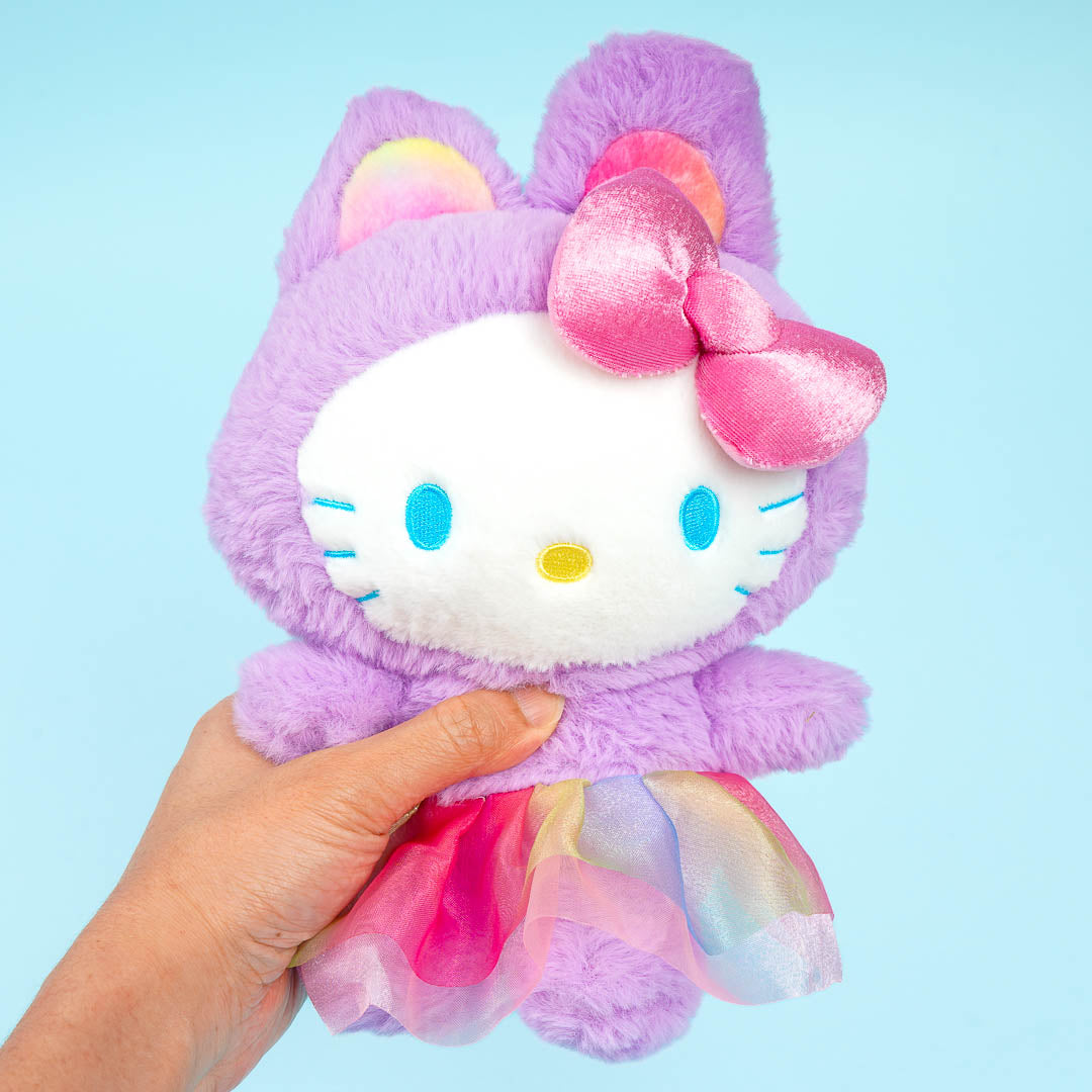 Hello Kitty Gradient Bunny Plushie - Purple / Medium