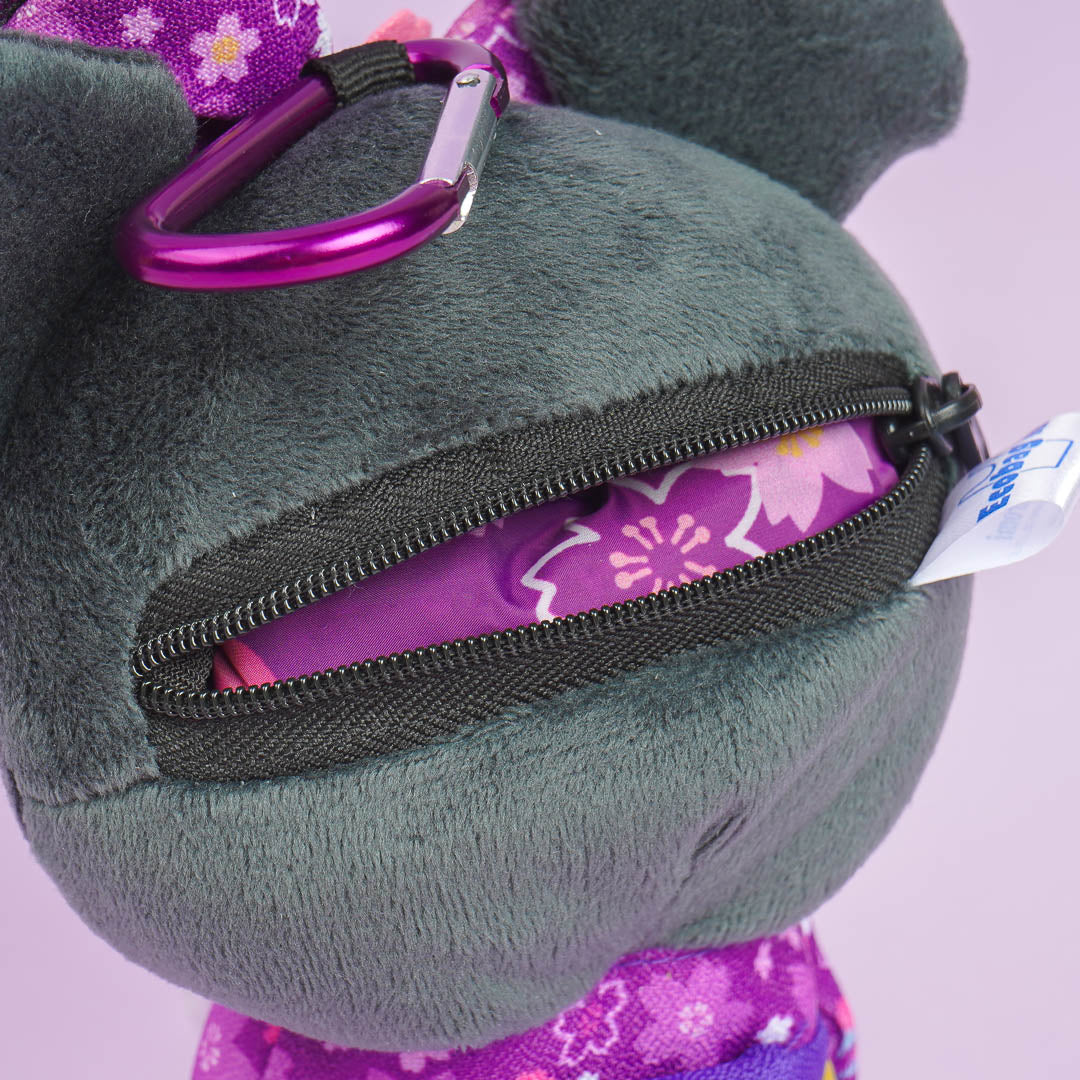 Kuromi Sakura Tote Bag Plushie - Medium