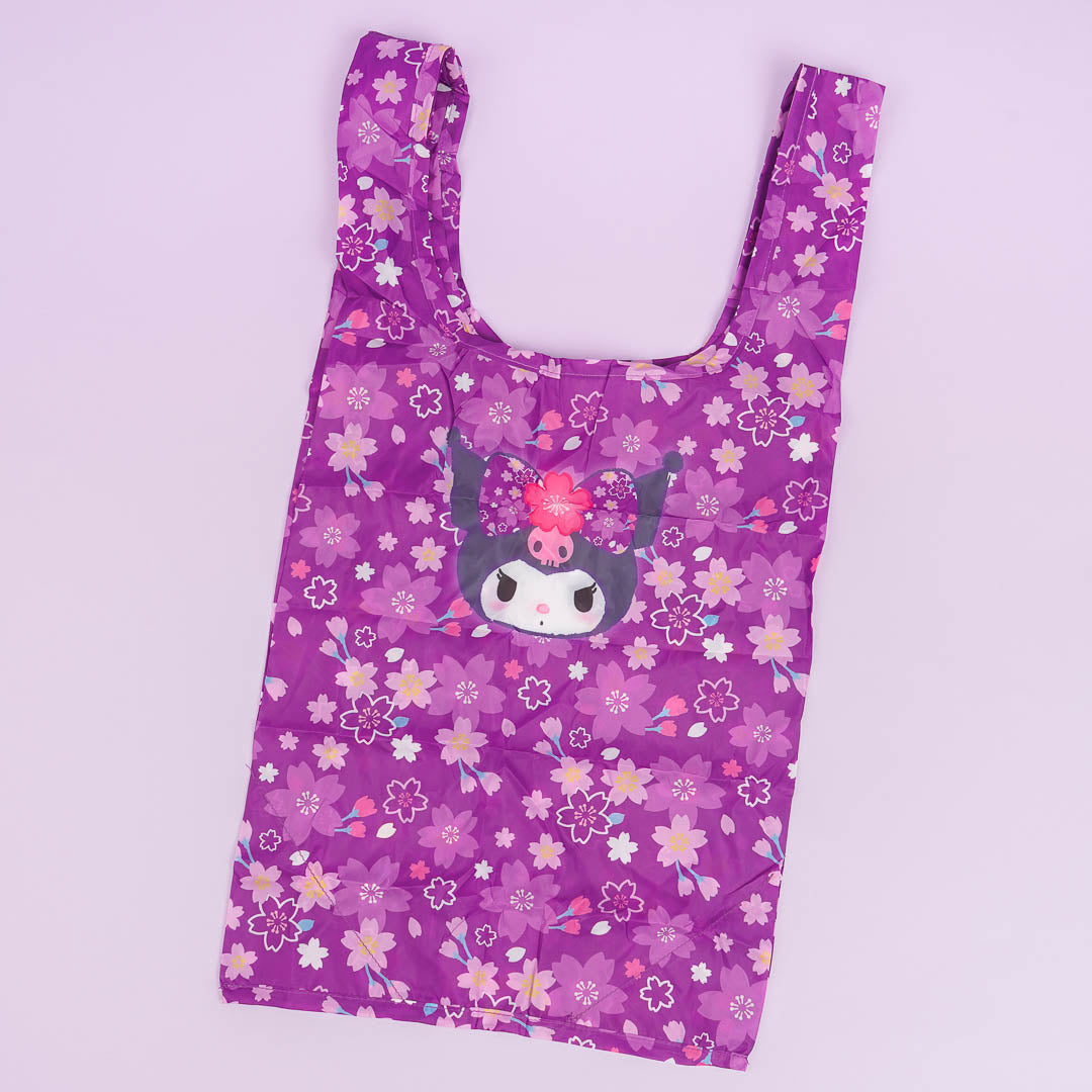 Kuromi Sakura Tote Bag Plushie - Medium