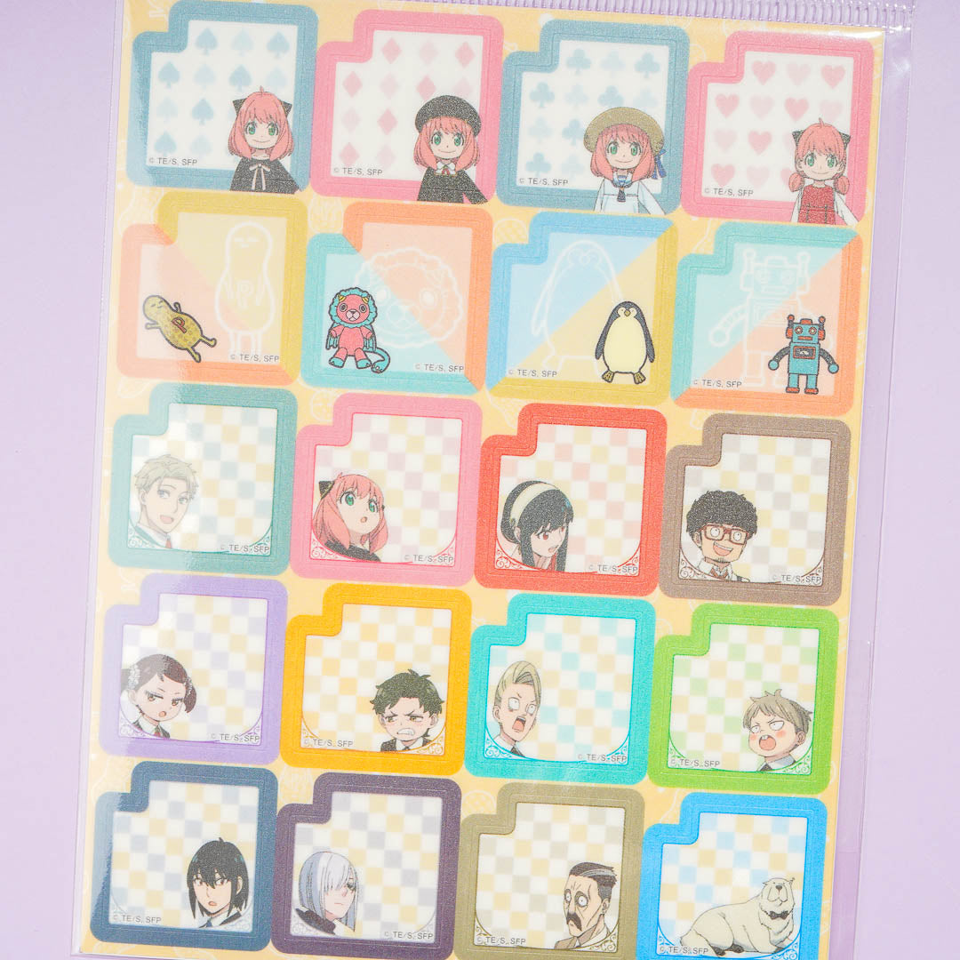 Spy x Family Schedule Deco Sticker