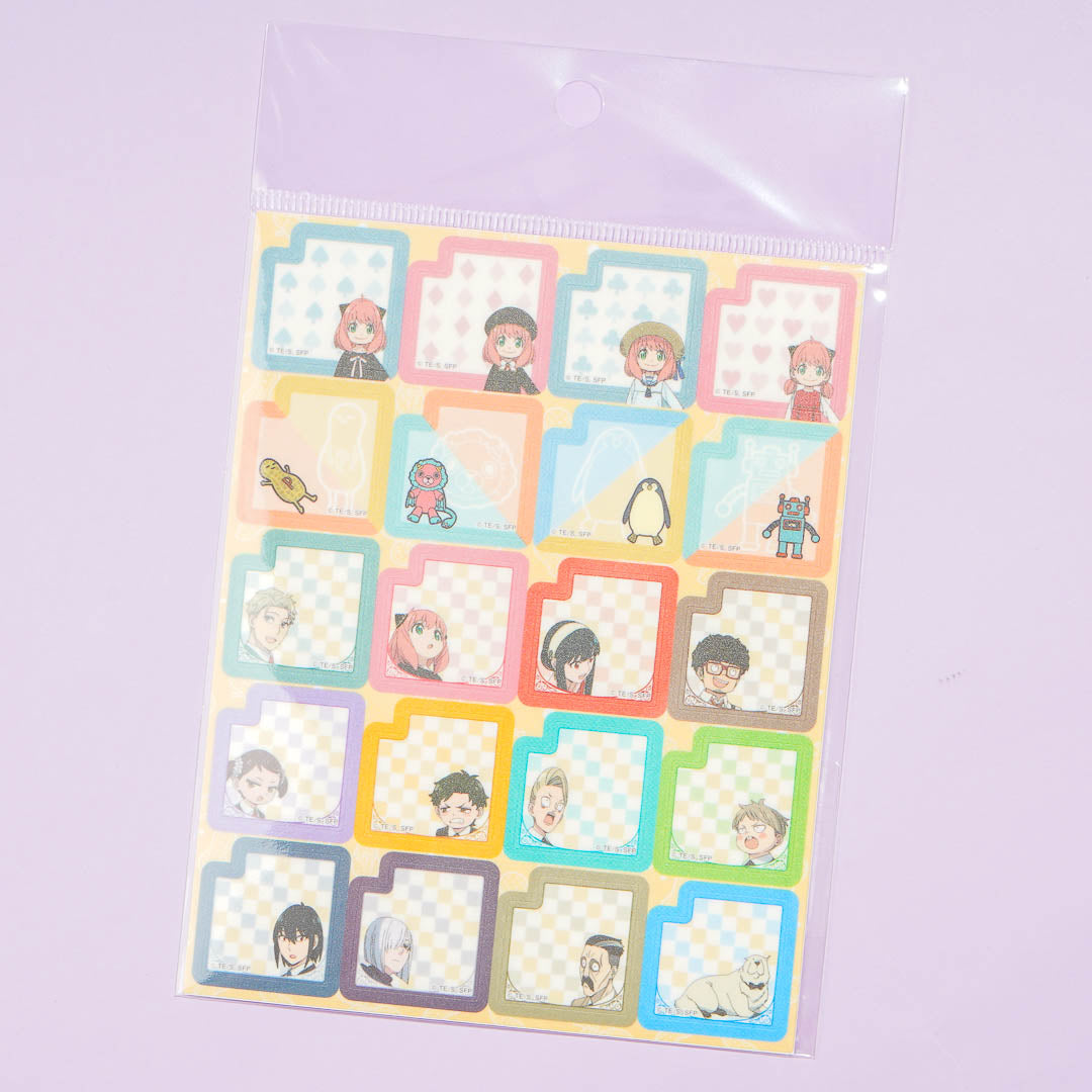 Spy x Family Schedule Deco Sticker