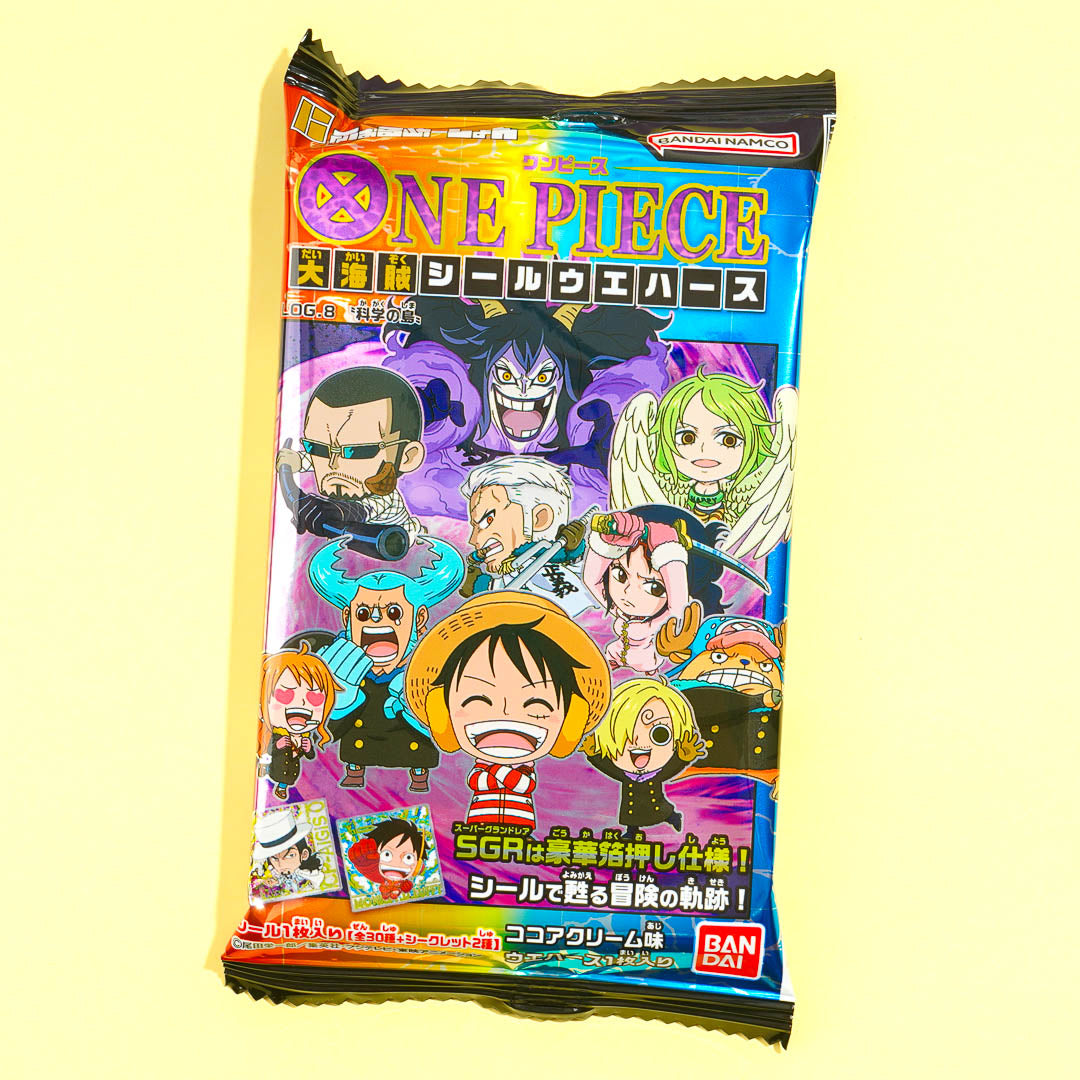 One Piece Niformation Great Pirate Seal Log.8 Wafer & Seal Sticker