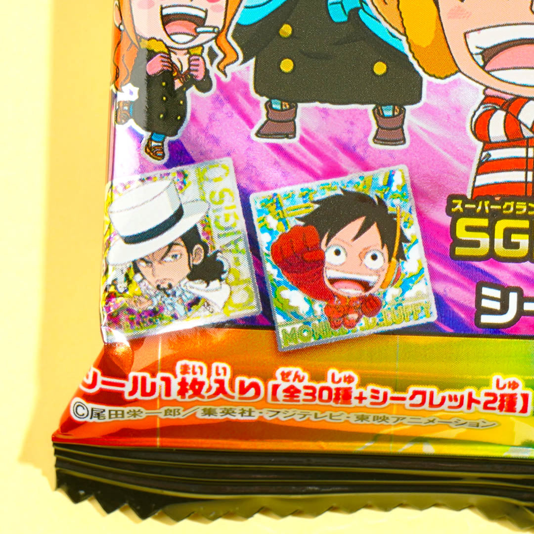 One Piece Niformation Great Pirate Seal Log.8 Wafer & Seal Sticker