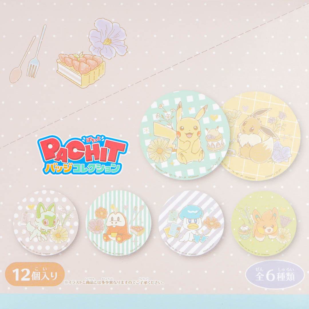 Pokemon Flower Collection PACHIT Puzzle Badge