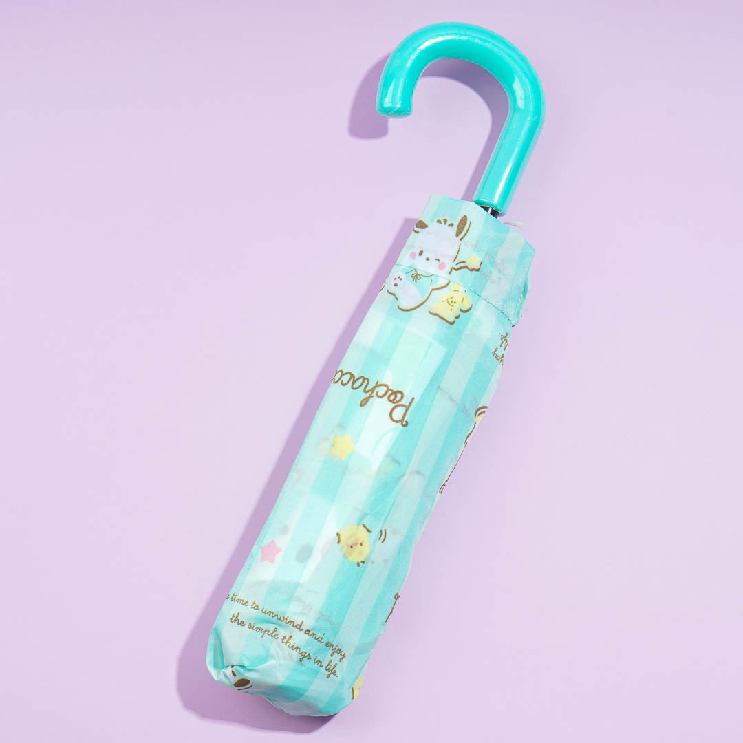 Pochacco Striped Folding Umbrella