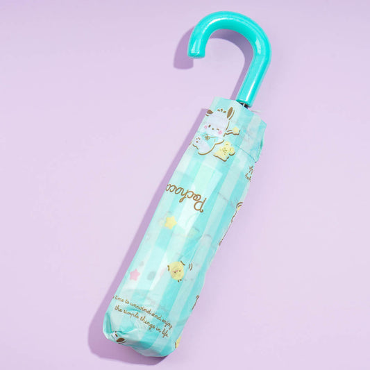 Pochacco Striped Folding Umbrella