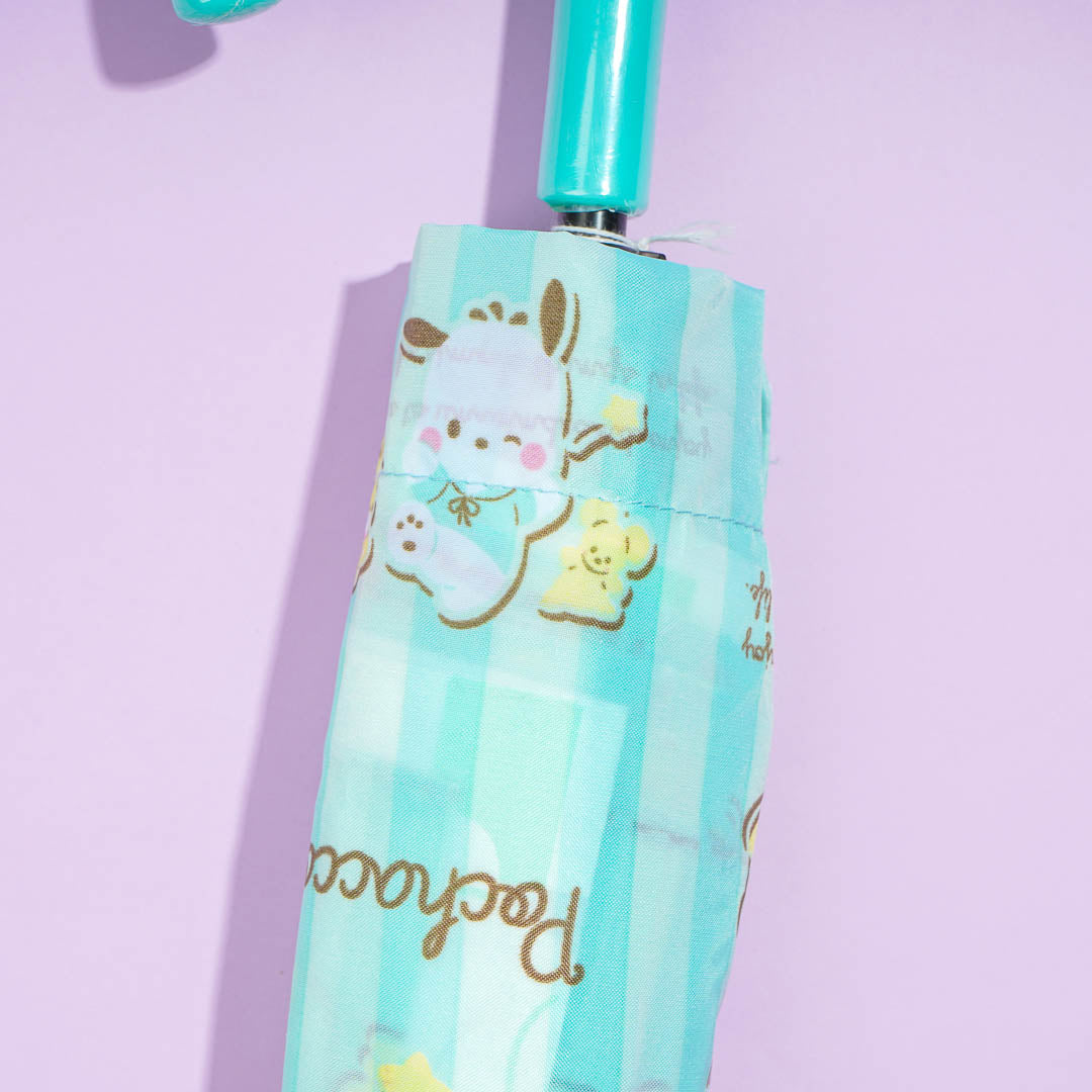 Pochacco Striped Folding Umbrella