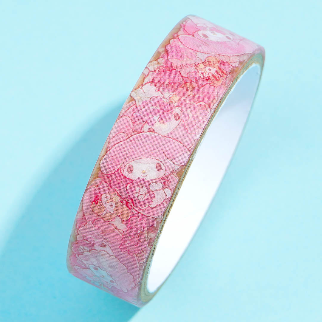 My Melody Pink Spring Blooms Masking Tape