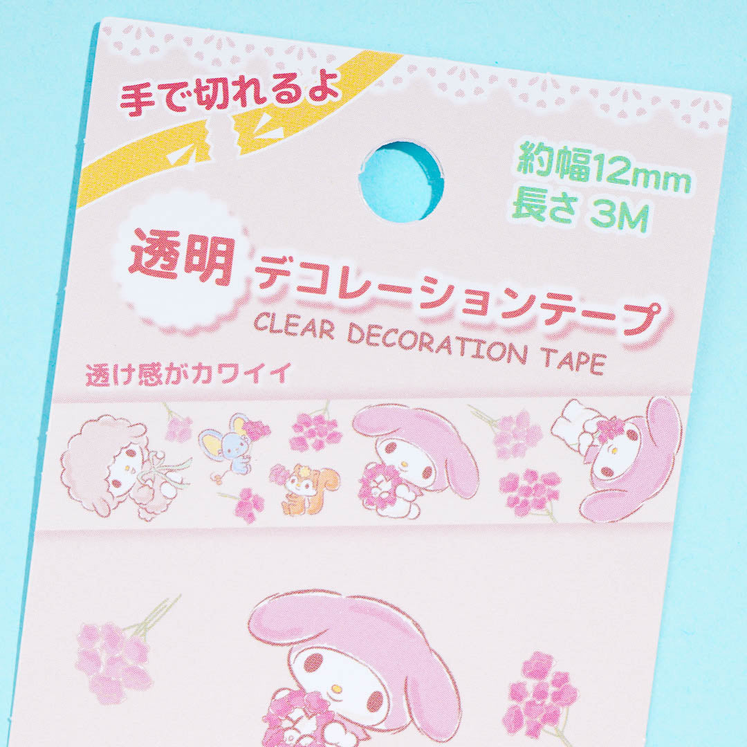 My Melody Pink Spring Blooms Masking Tape