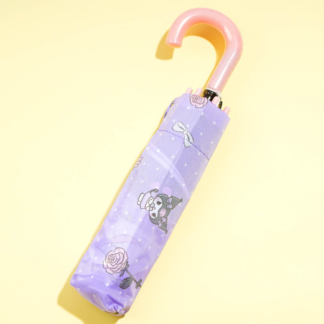 Kuromi Floral Dream Folding Umbrella