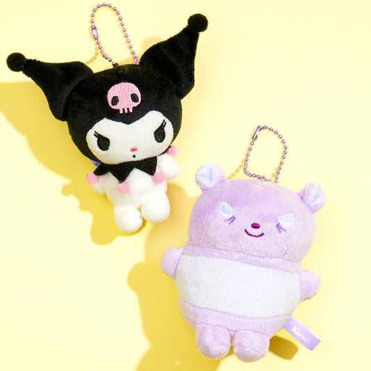 Kuromi & Baku Plushie Charm Set