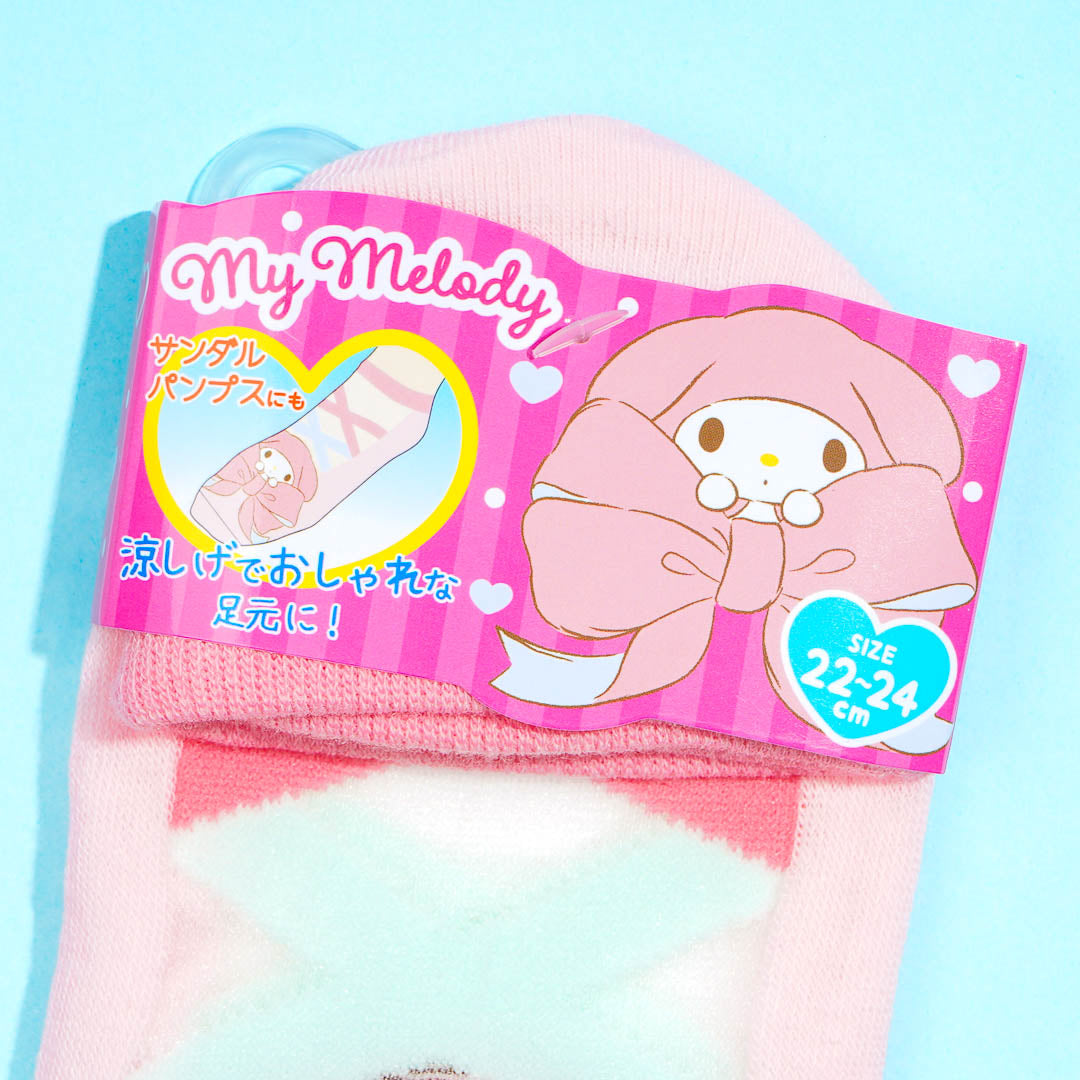 My Melody Ribbon Love See-Through Socks