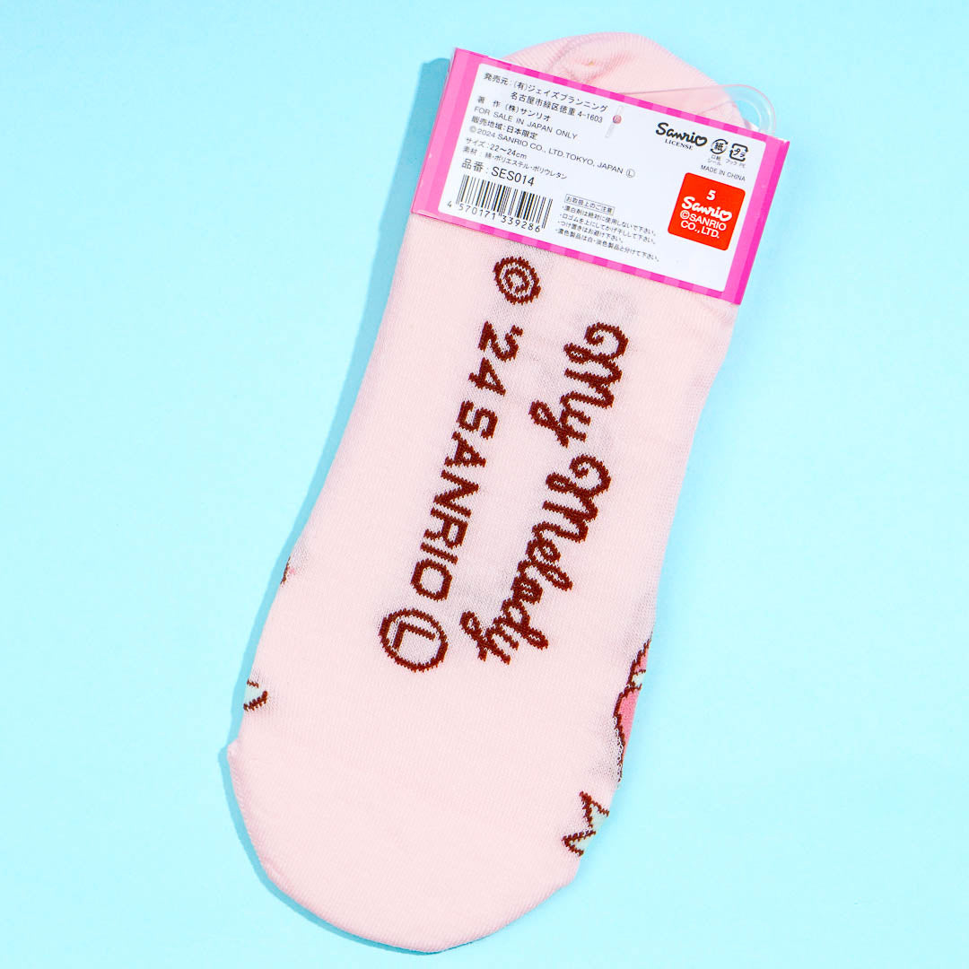My Melody Ribbon Love See-Through Socks