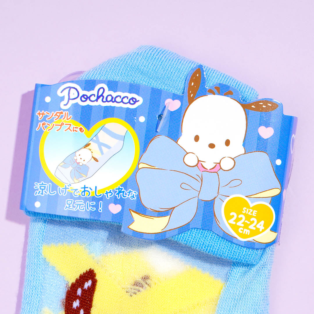 Pochacco Ribbon Love See-Through Socks