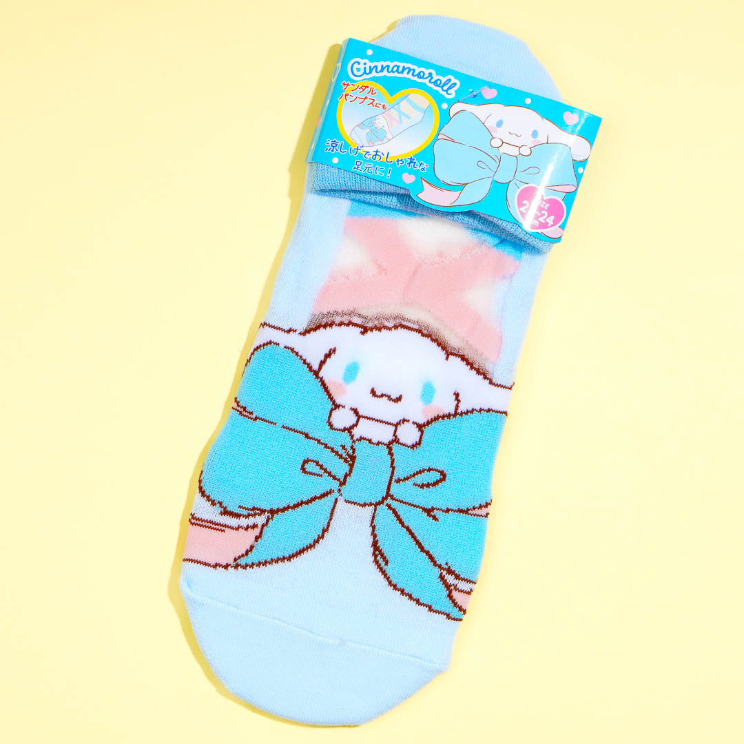 Cinnamoroll Ribbon Love See-Through Socks