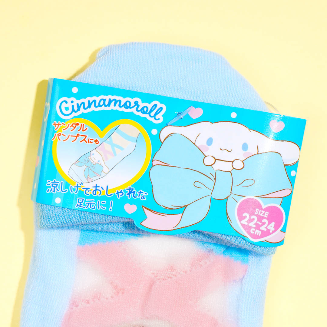 Cinnamoroll Ribbon Love See-Through Socks