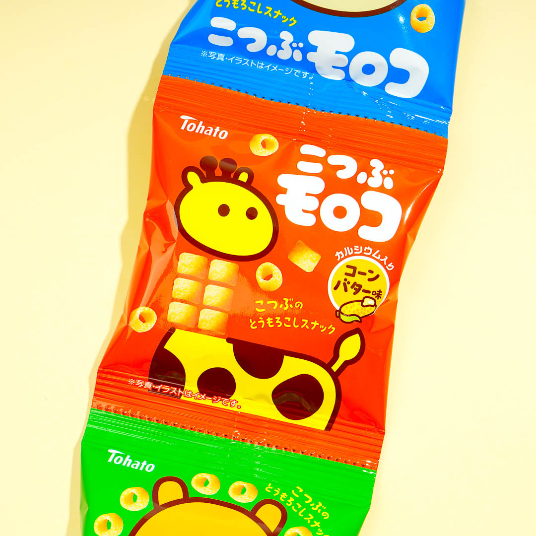 Tohato Kotsubu Moroko Corn Rings Snack - Butter / 4 pcs