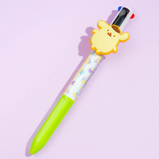 Pompompurin Rubber Charm 4-Color Ballpen
