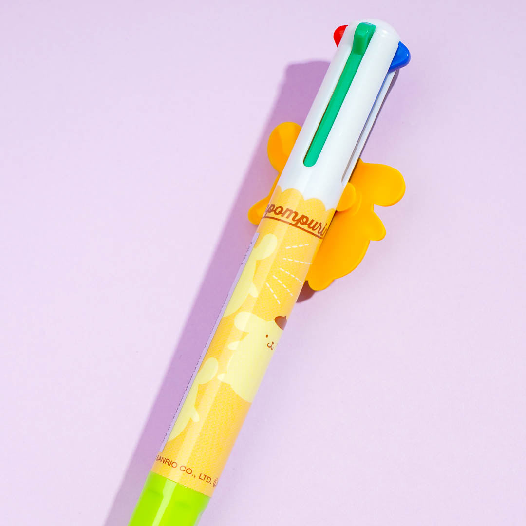 Pompompurin Rubber Charm 4-Color Ballpen