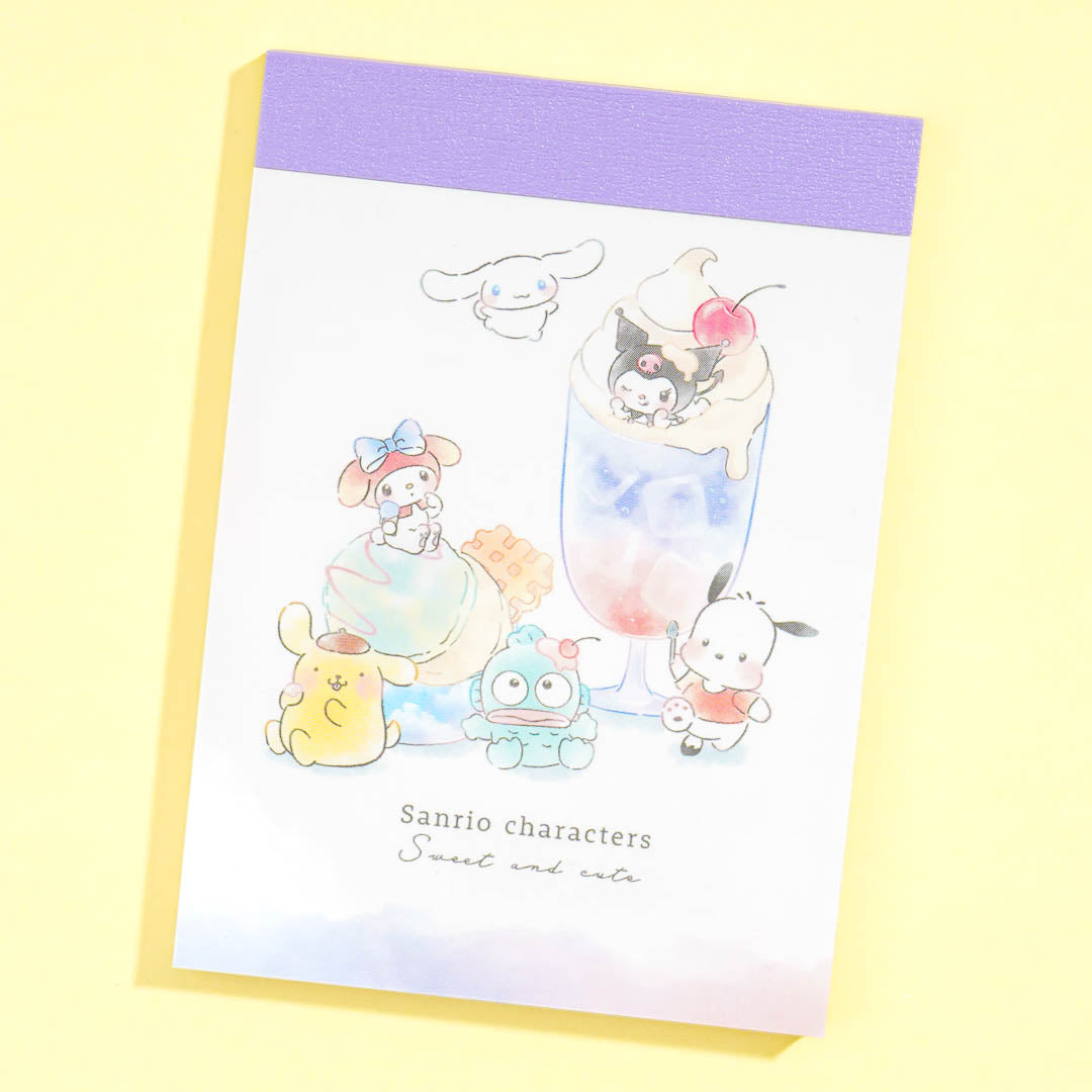 Sanrio Characters Sweet Playtime Memo Pad
