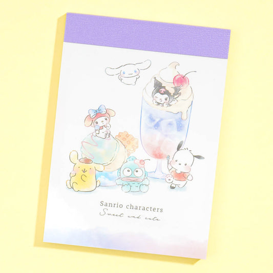 Sanrio Characters Sweet Playtime Memo Pad