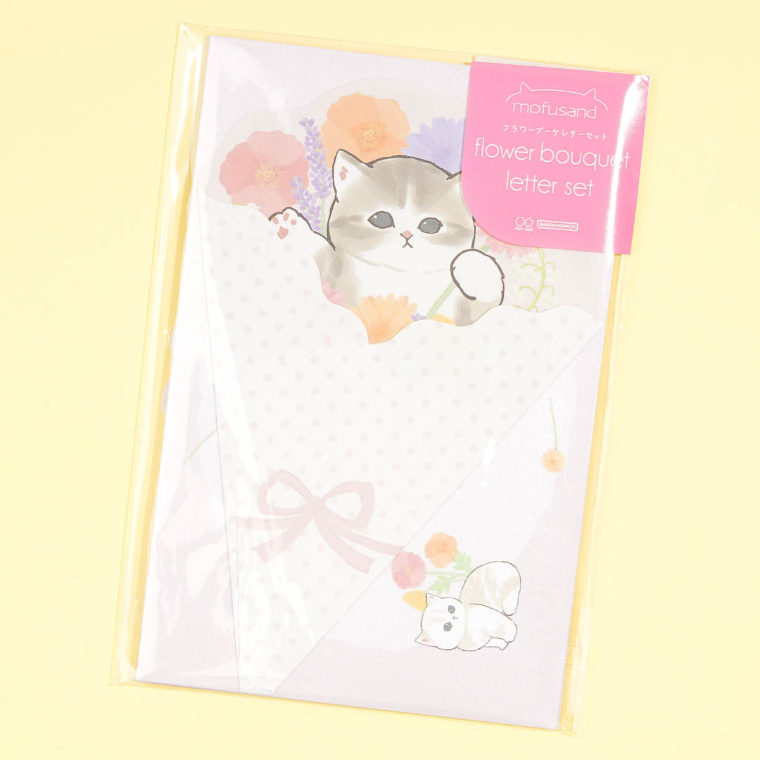 Mofusand Flower Bouquet Letter Set