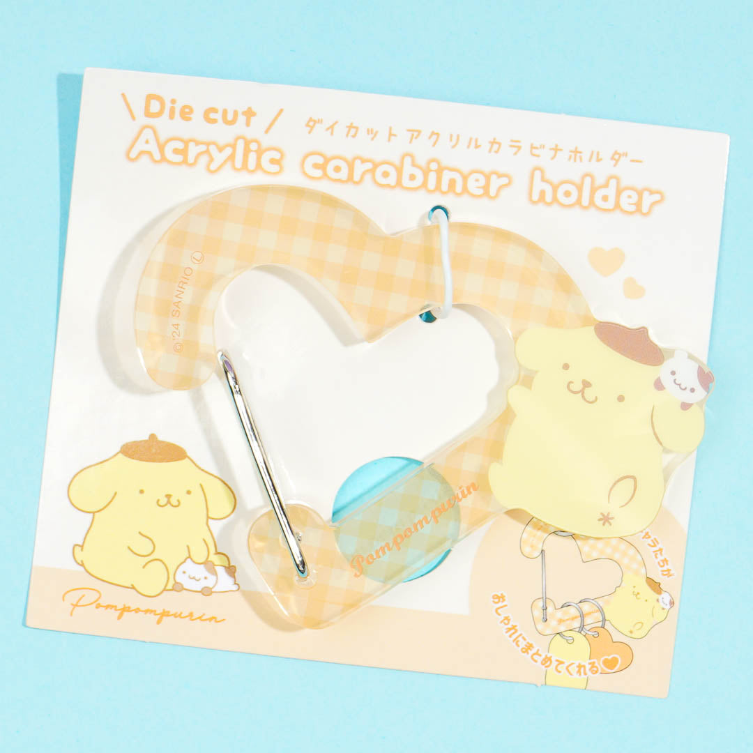 Pompompurin Heart Carabiner