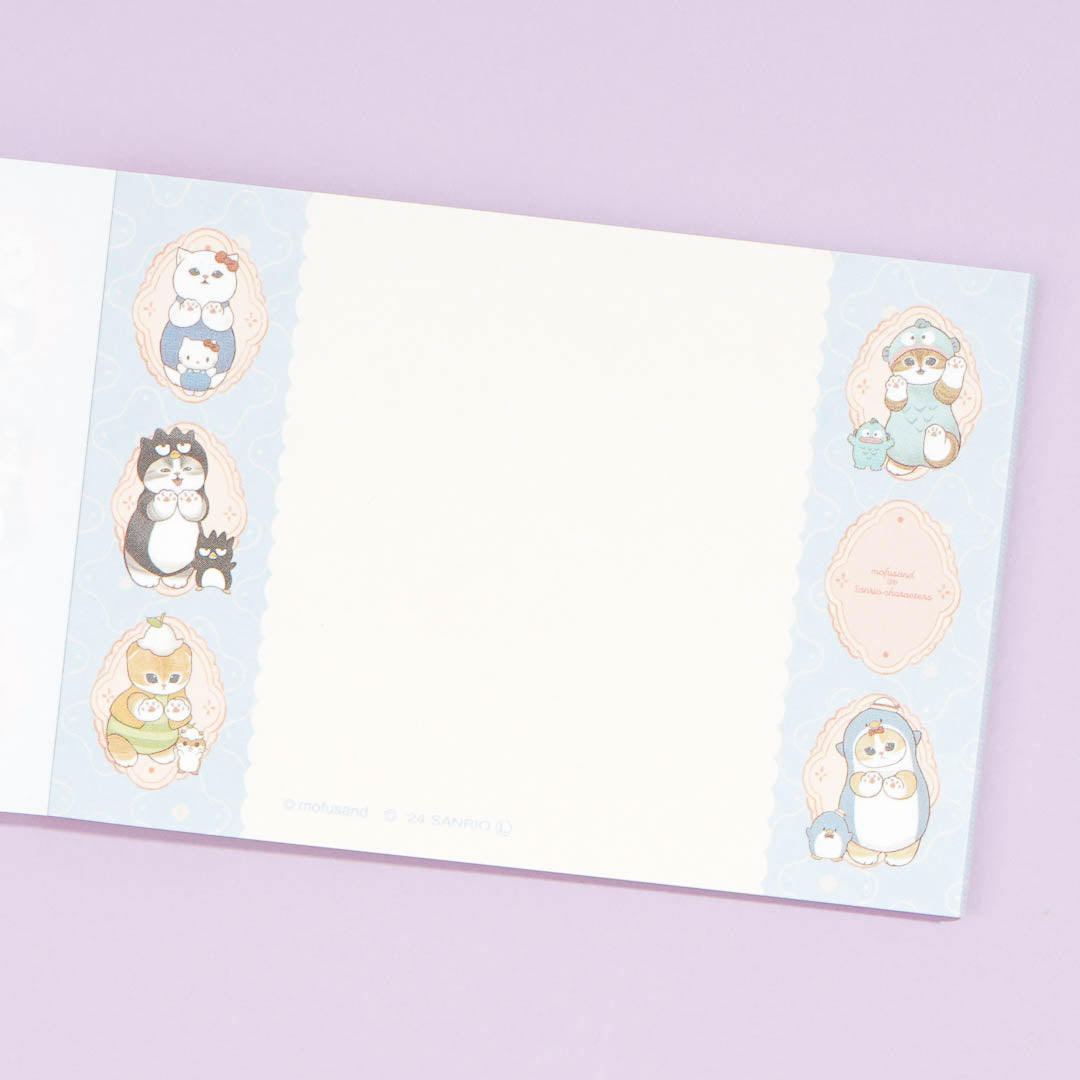 Mofusand x Sanrio Characters Playtime Memo Pad