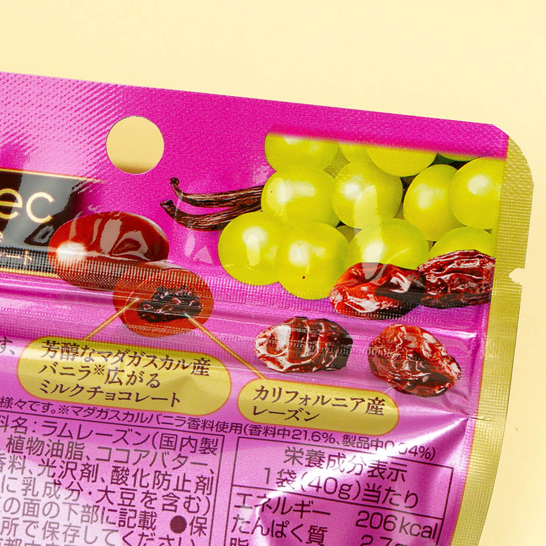 Meiji Raisin Sec Milk Chocolate Coated Raisins