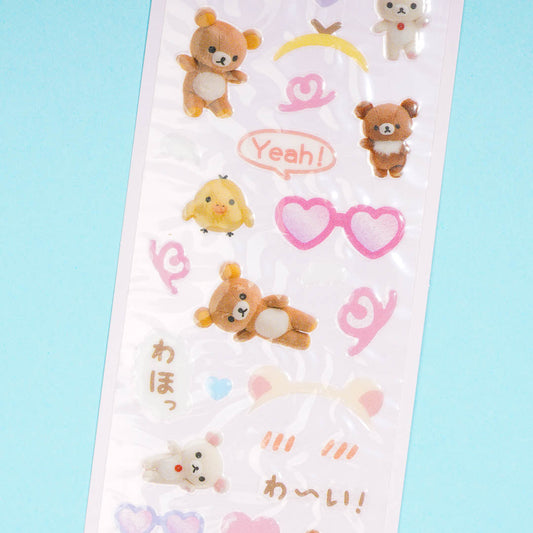 Rilakkuma Choose Friends Plushie Playtime Stickers